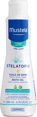 Масло детское Mustela Stelatopia для ванны, 200 мл