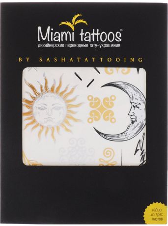 Miami Tattoos Флэш тату Miami Tattoos "By Sashatattoing" 3 листа 20 см х 15 см
