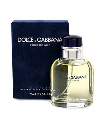 Dolce & Gabbana "Pour Homme". Туалетная вода, 75 мл