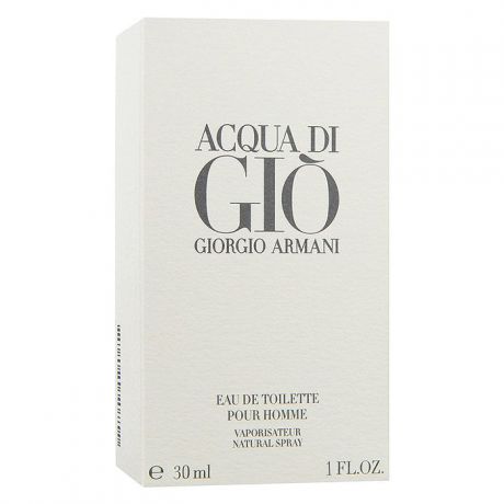 Giorgio Armani Туалетная вода "Acqua Di Gio Pour Homme", мужская, 30 мл