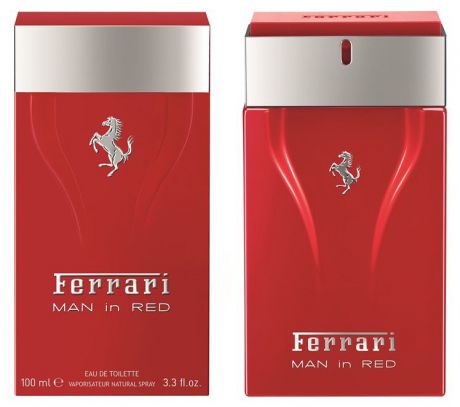 Ferrari Туалетная вода "MAN in RED" мужская, 100 мл