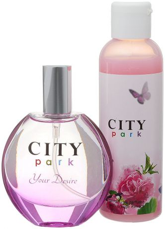 City Parfum Парфюмированный набор: City Park Your Desire Туалетная вода, 50 мл + Гель для душа, 150 мл