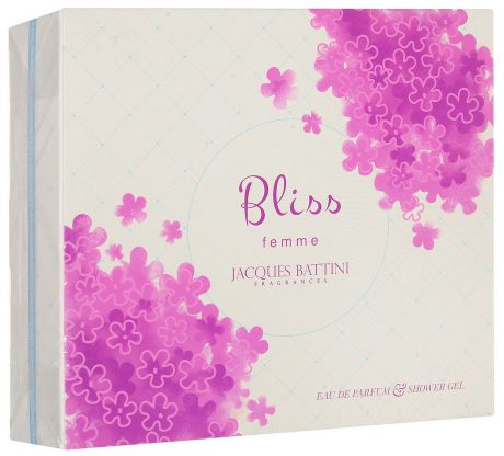 Jacgues Battini Cosmetics Подарочный Набор (Парфюмерная вода для женщин Bliss, 100 мл + гель для душа Bliss, 200 мл)