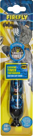 Batman Детская зубная щетка с таймером-подсветкой на резиновой присоске
