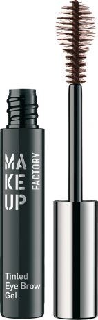 Make up Factory Гель-фиксатор для бровей Tinted Eye Brow Gel №03, цвет: темно-коричневый, 6 мл
