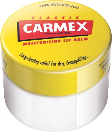 Carmex Бальзам для губ классический, баночка в блистере, 7,5 г