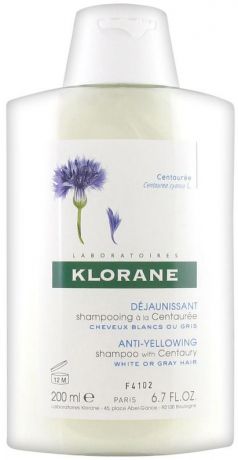 Шампунь для волос Klorane, с экстрактом василька, 200 мл