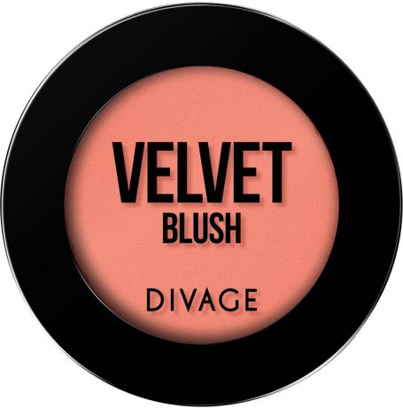 DIVAGE Румяна компактные "VELVET", тон № 8703, 4 гр.