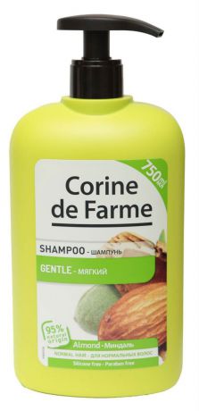 Corine De Farme Мягкий шампунь с миндалем, 750 мл