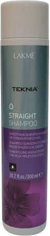 Lakme Шампунь для гладкости волос с нарушенной структурой или химически выпрямленных Shampoo, 300 мл