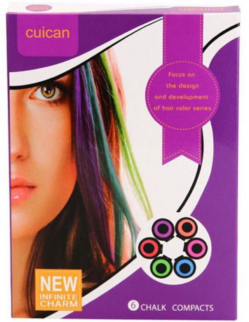 Hot Huez Мгновенная краска для волос, 6 цветов
