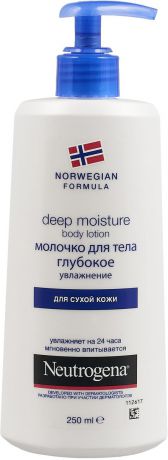 Молочко для тела Neutrogena "Глубокое увлажнение", для сухой кожи, 250 мл