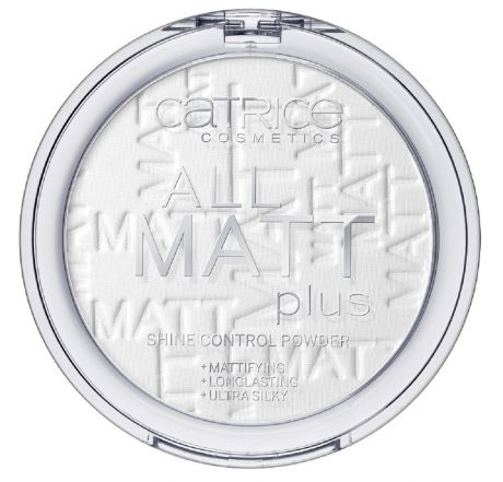 Catrice Пудра компактная All Matt Plus Shine Control Powder 001, цвет: прозрачный