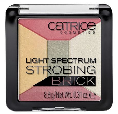 Catrice Хайлайтер мультицветный 5 в 1 Light Spectrum Strobing Brick 20 Spirit of Africa, цвет: разноцветный