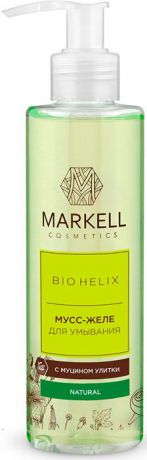 Мусс-желе Markell "Bio Helix", для умывания с муцином улитки, 200 мл