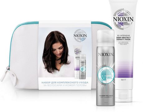 Косметический набор для волос Nioxin Маска для глубокого восстановления волос, 150 мл + Сухой шампунь для волос, 65 мл