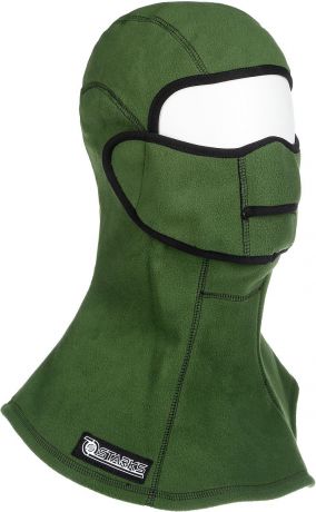 Подшлемник Starks "Fleece Collar Open", с защитой шеи, цвет: зеленый. Размер S/M