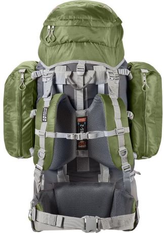 Рюкзак экспедиционный Nova Tour "Абакан", цвет: серый, олива, 130 л