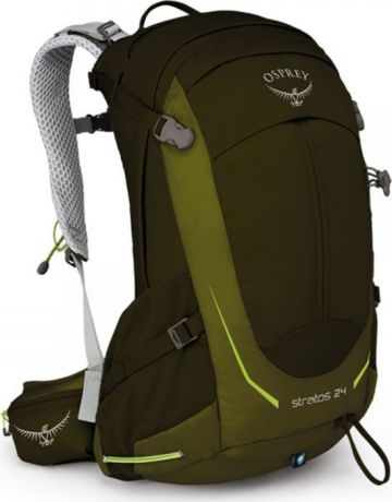 Рюкзак Osprey "Stratos", цвет: зеленый, 24 л. Размер M/L