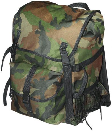 Рюкзак туристический Indigo "Дачник", цвет: зеленый, черный, 60 л