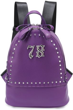 Рюкзак женский OrsOro, цвет: фиолетовый, 24 x 30 x 13 см. DS-826/3