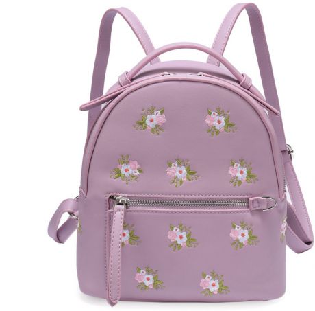 Рюкзак женский OrsOro, цвет: розовый, 23 x 24 x 12 см. DS-833/2