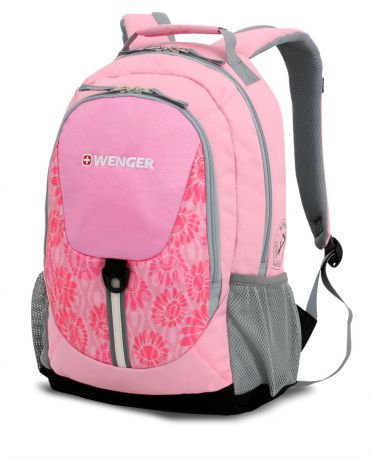 Рюкзак городской "Wenger", цвет: розовый, серый, 20 л