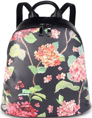 Рюкзак женский OrsOro, цвет: черный, розовый. D-427/3