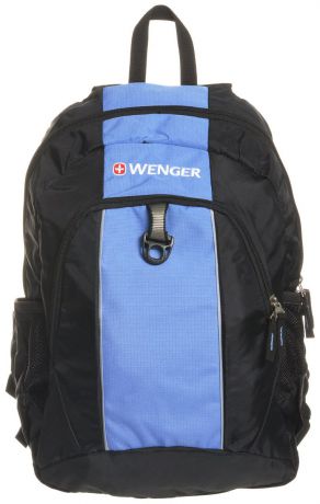 Рюкзак городской Wenger "SA1722", цвет: черный, голубой, 20 л