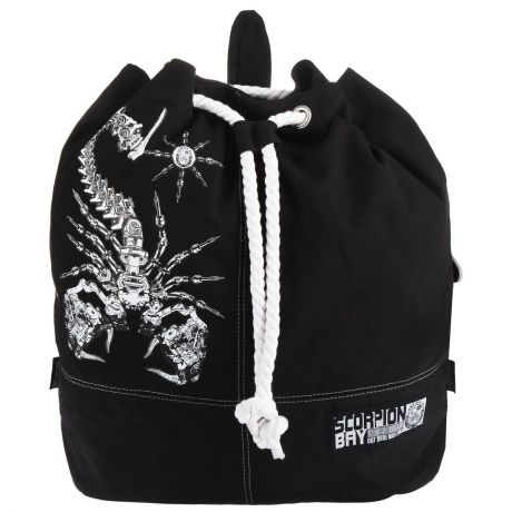 Рюкзак-мешок "Scorpion Bay", цвет: черный. SCCB-UT1-721