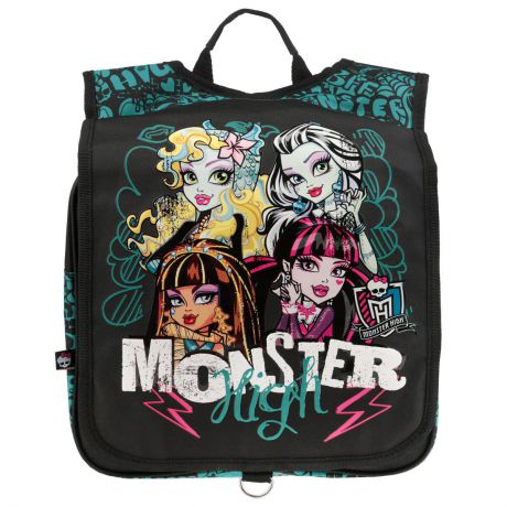 Рюкзак "Monster High", цвет: черный, бирюзовый. MHBA-UT1-382