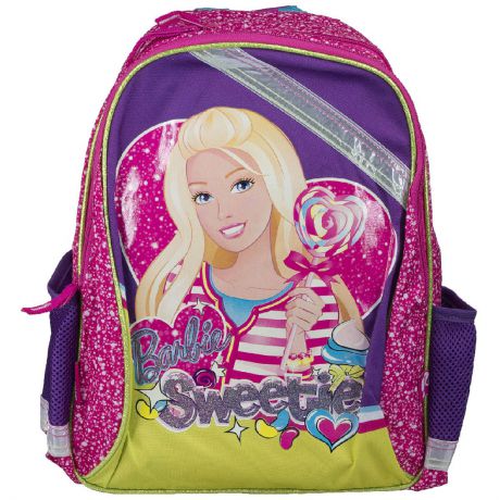 Рюкзак школьный Barbie "Sweetie", цвет: розовый, фиолетовый. BRCB-MT1-977