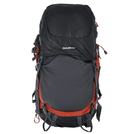 Рюкзак туристический Husky "Menic", цвет: черный, серый, оранжевый, 50 л