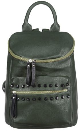 Рюкзак женский Ors Oro, цвет: темно-зеленый. D-138