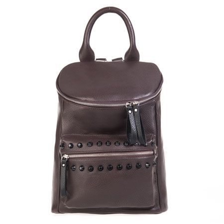 Рюкзак женский Ors Oro, цвет: темно-коричневый. D-138