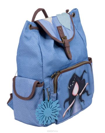 Рюкзак Kinderline "Gorjuss", цвет: голубой, коричневый