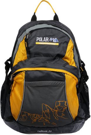 Рюкзак городской Polar, 21,5 л, цвет: желтый. П1563-03