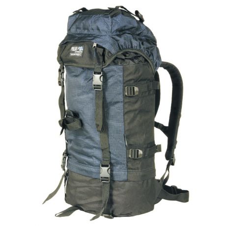 Рюкзак экспедиционный "Polar", цвет: синий, черный, 45 л. П930-04