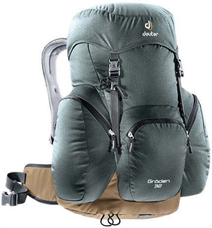 Рюкзак туристический Deuter "Groden 32", цвет: серый, зеленый, 32 л