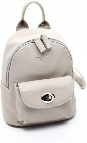 Рюкзак женский David Jones, цвет: светло-серый. СМ3716