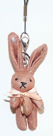 Брелок Vebtoy "Кролик", цвет: светло-коричневый. БР-1405