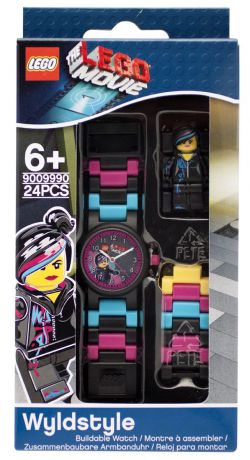 Часы наручные аналоговые LEGO, цвет: черный. 9009990