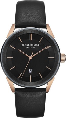 Часы наручные мужские Kenneth Cole, цвет: черный. KC50190004