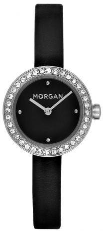 Часы наручные женские Morgan, цвет: черный, серый металлик. MG 008S/AA