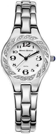 Часы наручные женские "Mikhail Moskvin", цвет: серебристый. 599-6-5