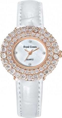 Часы наручные женские "Royal Crown", цвет: золотистый. 3631-RSG-2