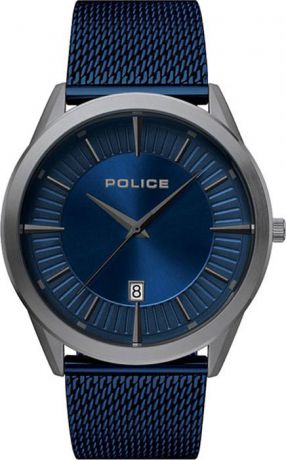 Наручные часы мужские Police, цвет: синий. PL.15305JSU/03MM