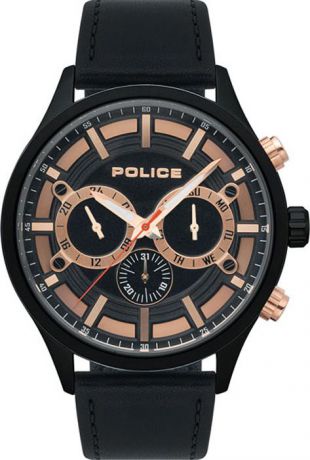 Наручные часы мужские Police, цвет: черный. PL.15412JSB/02