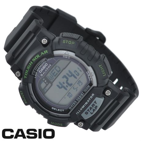 Часы мужские наручные "Casio", цвет: черный, серый. STL-S100H-1A