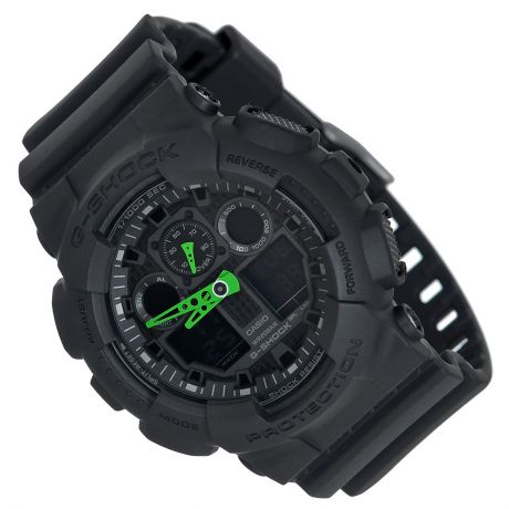 Часы мужские наручные Casio "G-Shock", цвет: черный. GA-100C-1A3
